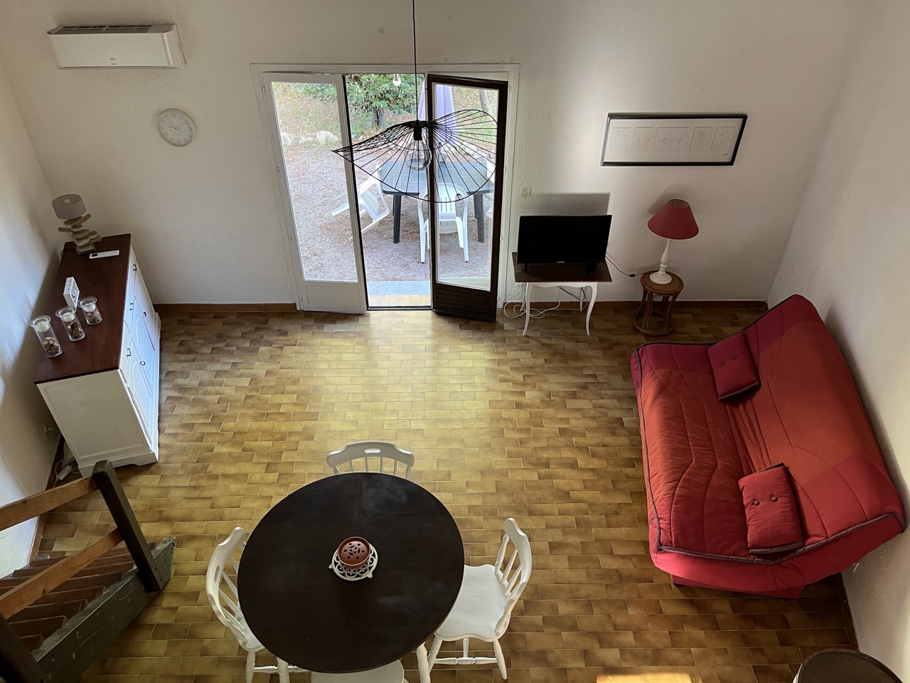 Le studio vu depuis la mezzanine